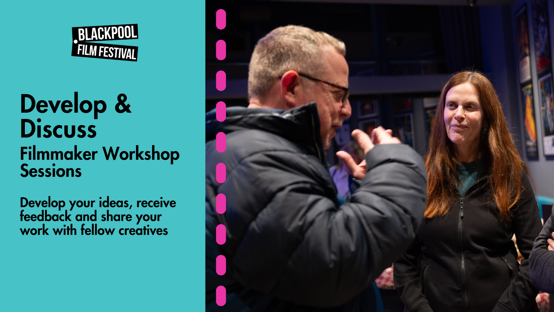 Read more about the article Develop & Discuss: Filmmaker Workshop Sessions